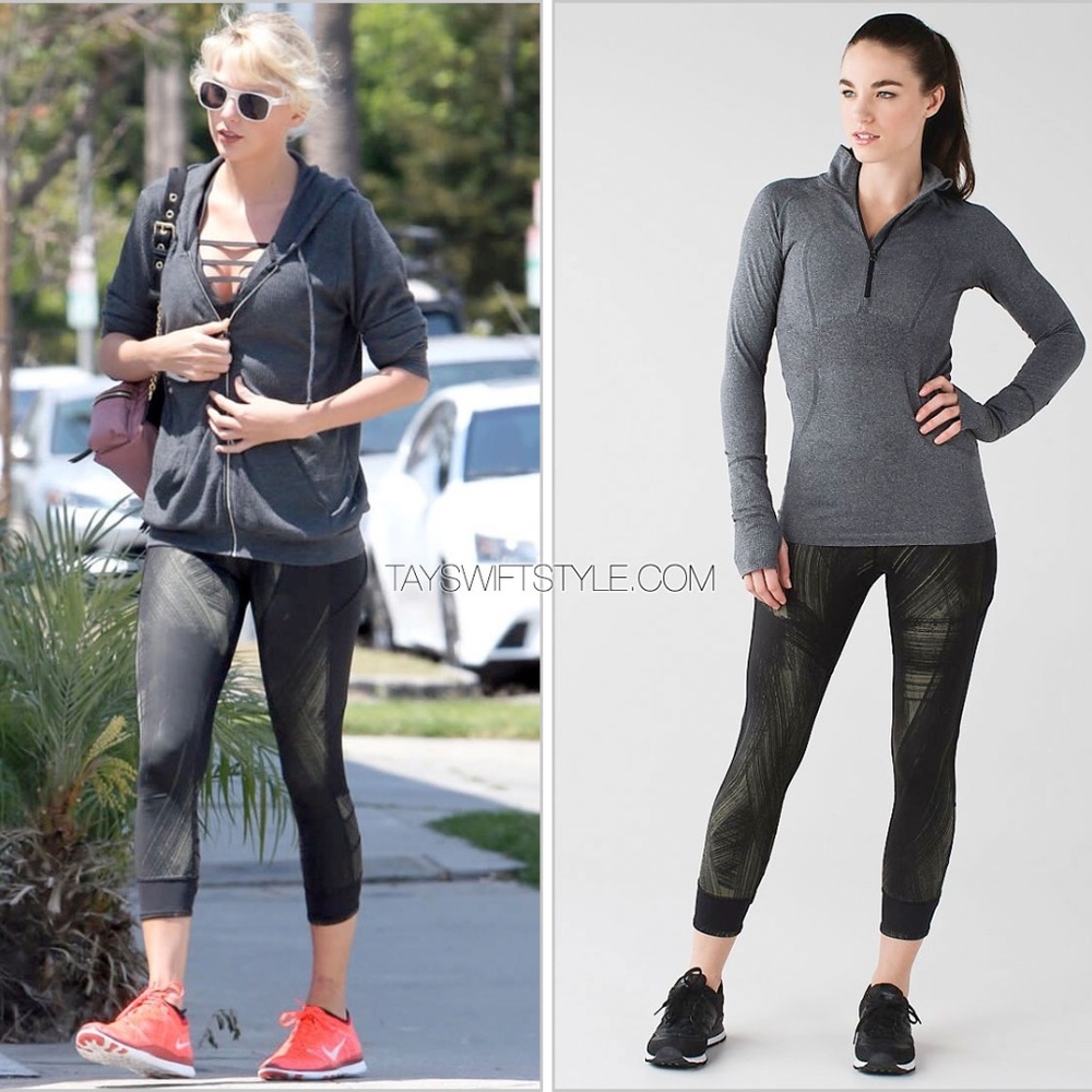 Lululemon Fresh Mesh Run Crop - Size 2